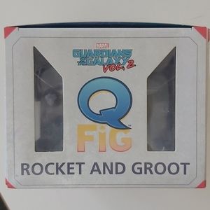 Q-fig Rocket and Groot Collectable
